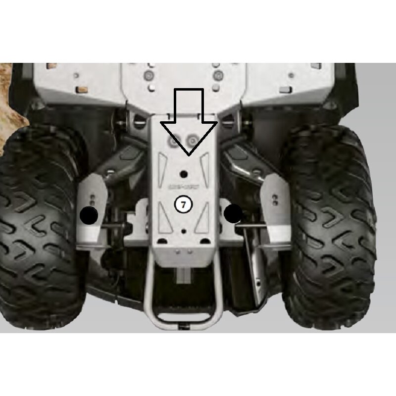 Can-Am Renegade Alu Unterbodenschutz komplett  Quad-Teile 24 Quad und ATV  Ersatzteile und Zubehör
