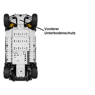 Can-Am Commander Aluminium Vorderer Unterbodenschutz