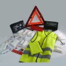 Extra kleine Verbandstasche mit Warndreieck und Warnweste All in One