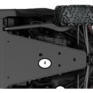 Can-Am Unterbodenschutz aus PE-HMW - Maverick