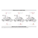 Can-Am Spyder Lenker mit kurzer Griffdistanz - Position A...
